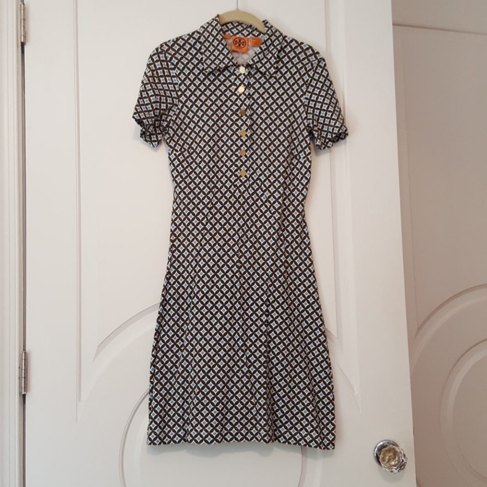 Tory Burch Short Sleeve Polo Dress